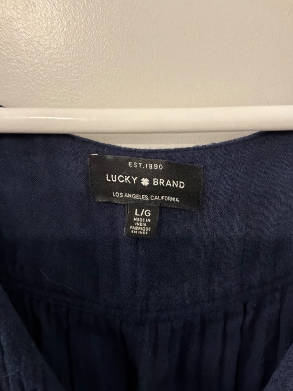 Lucky Brand Tiered Gauze Maxi Dress EUC - Picture 3 of 4